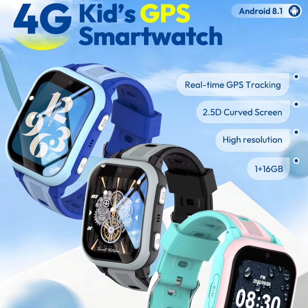 Smartwatch Watches For Kids With Gps - วอนเล็กซ์ 4G สมาร์ทวอทช์สำหรับเด็ก KT41 GPS ตำแหน่งแบบเรียลไทม์