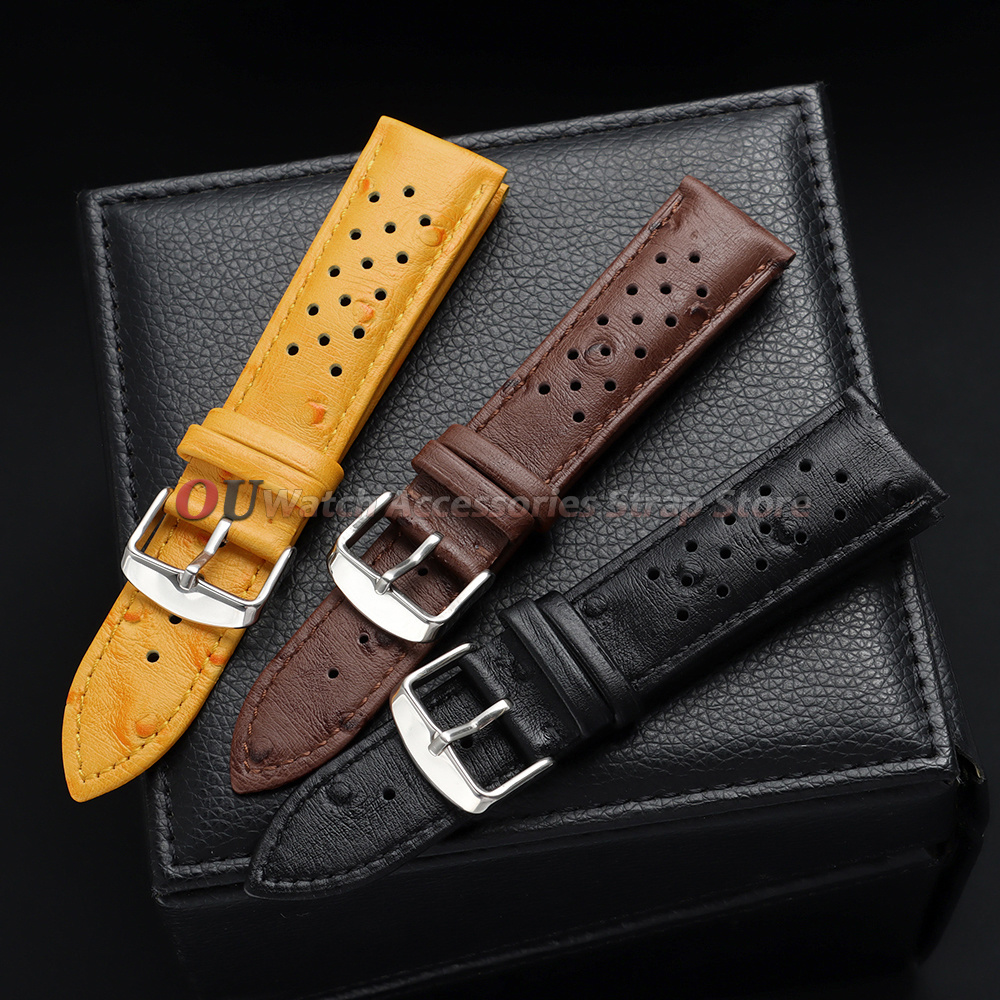 Watches Rolex Smartwatch - สายนาฬิกาหนังวัว ขนาด 18 มม. 19 มม.