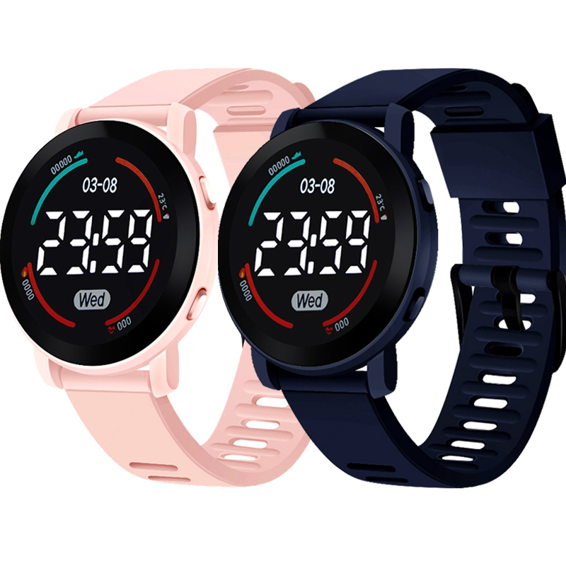 Smartwatch Digital Watches For Kid Girl - นาฬิกา LED แฟชั่นกีฬา นาฬิกาดิจิตอลสำหรับเด็ก สายยาง นาฬิกาข้อมืออิเล็กทรอนิกส์สำหรับเด็กชายและเด็กหญิง