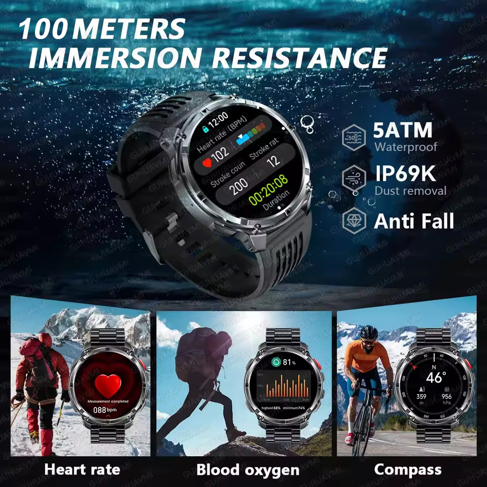 T-REX 3 นาฬิกาอัจฉริยะทหารผู้ช - Altimeter Compass Watch บทวิจารณ์และราคา