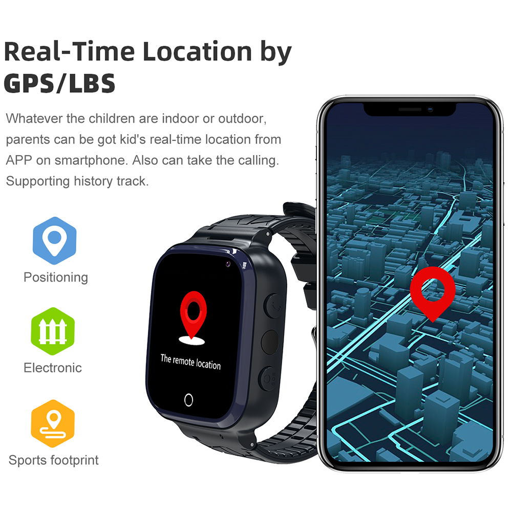 เด็กใหม่สมาร์ทนาฬิกา GPS Track - Smartwatch Watches For Kids With Gps บทวิจารณ์และราคา