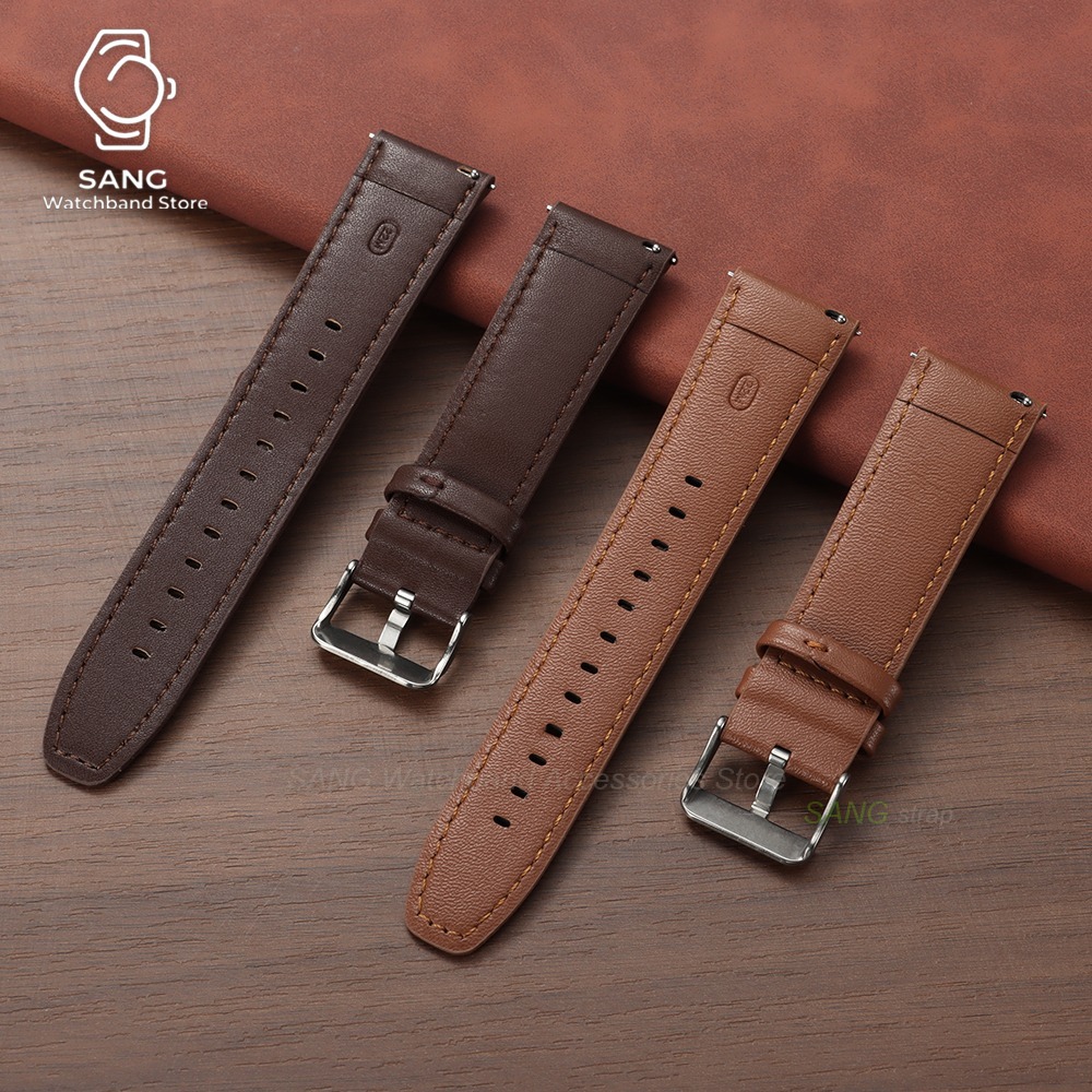 สายนาฬิกาหนัง 20/22 มม. สำหรับ - Smartwatch Vintage Watches For Women บทวิจารณ์และราคา