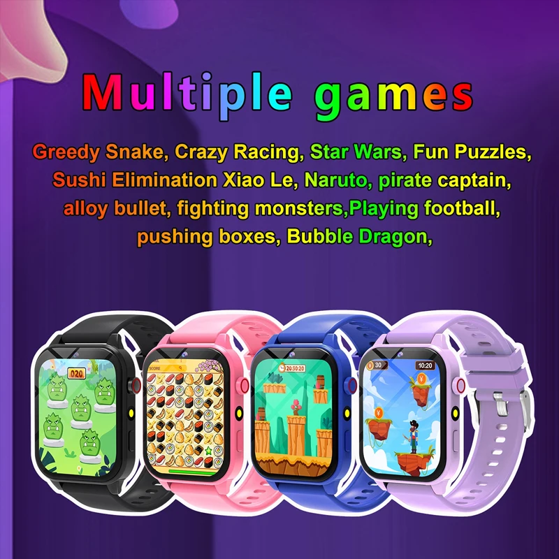 เกมเด็กสมาร์ทนาฬิกาไฟฉายกันน้ำ - Smartwatch Watches For Girls บทวิจารณ์และราคา
