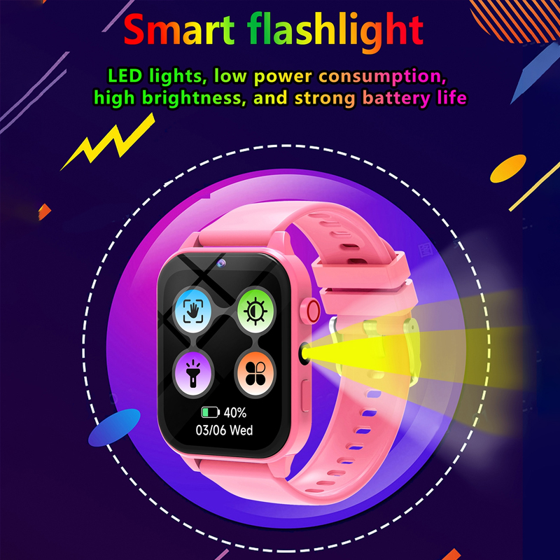 เกมเด็กสมาร์ทนาฬิกาไฟฉายกันน้ำ - Smartwatch Watches For Girls บทวิจารณ์และราคา