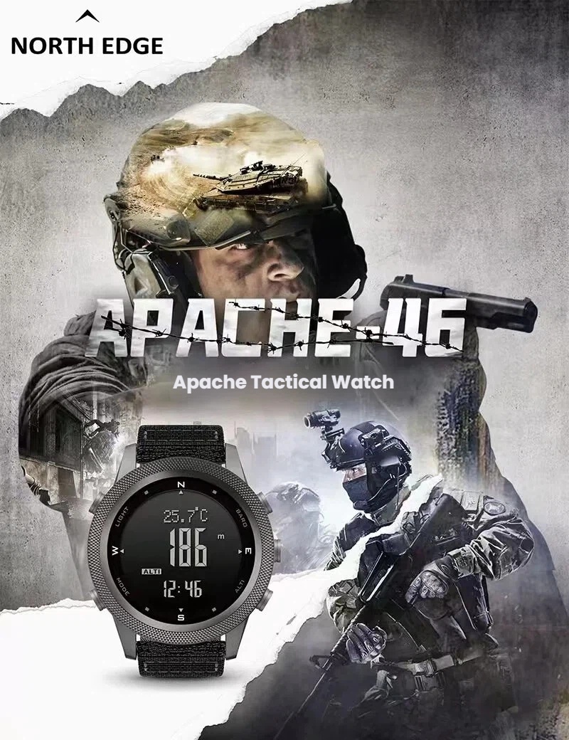นาฬิกาข้อมือสำหรับผู้ชาย NORTH - Altimeter Compass Watch บทวิจารณ์และราคา