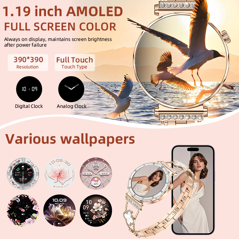 LIGE สมาร์ทวอทช์สำหรับผู้หญิงร - Smartwatch Watches For Girls บทวิจารณ์และราคา