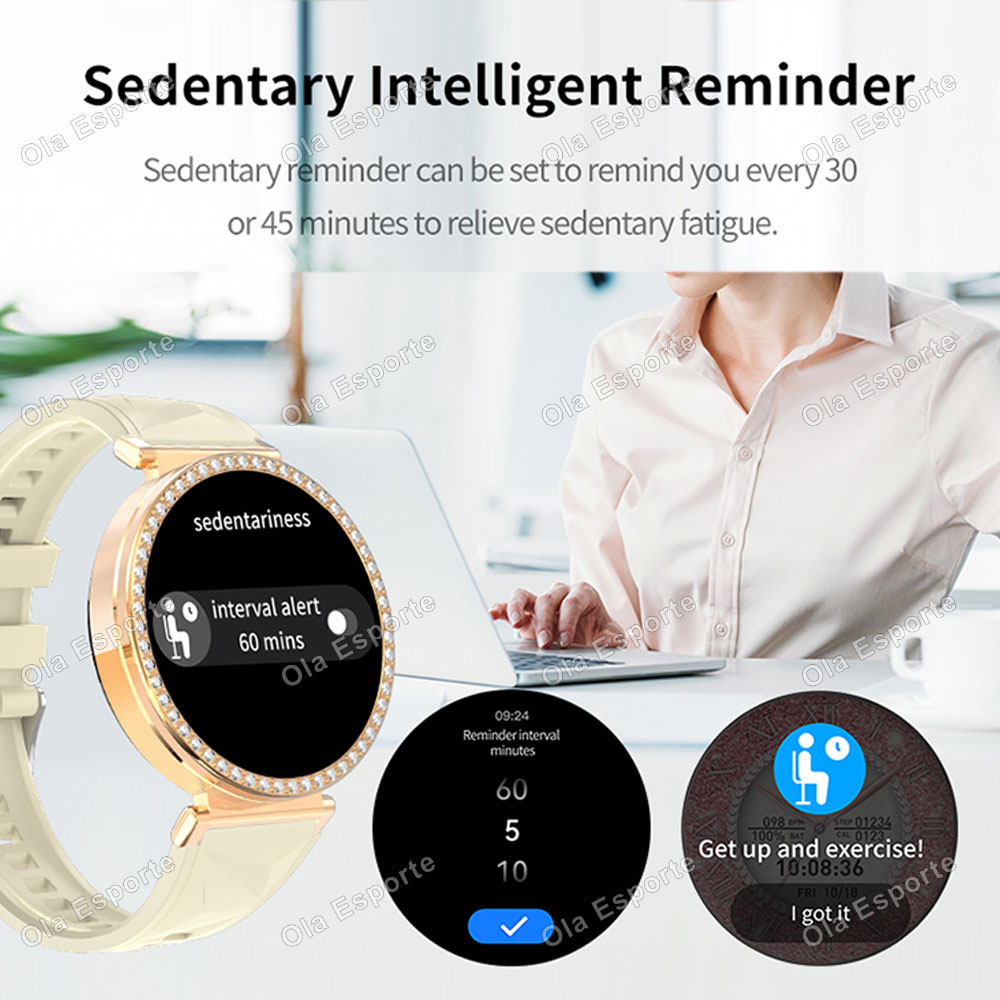 สมาร์ทวอทช์แฟชั่นหรูหราสำหรับผ - Watches Ladies Smartwatch บทวิจารณ์และราคา