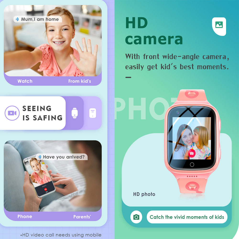 สมาร์ทวอทช์ 4G สำหรับเด็ก มี G - Smartwatch Watches For Kids With Gps บทวิจารณ์และราคา