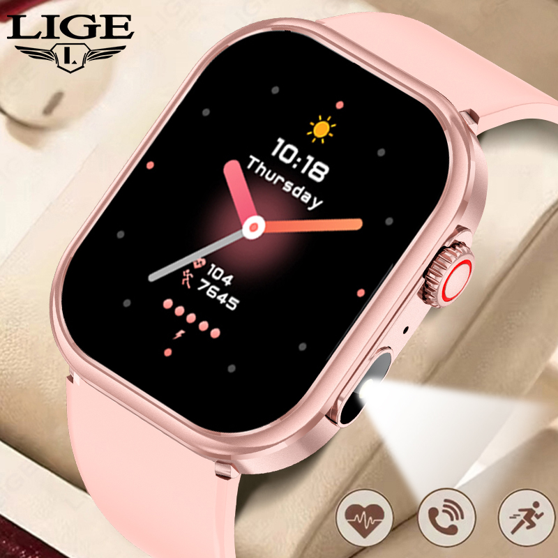 LIGE สมาร์ทวอทช์สำหรับผู้หญิง  - Watches Ladies Smartwatch บทวิจารณ์และราคา