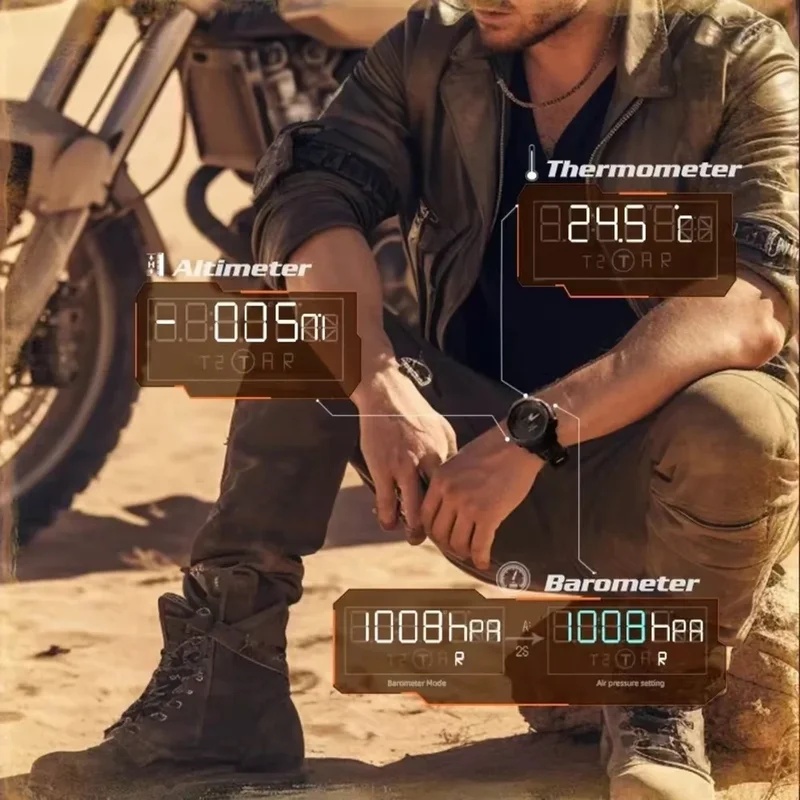 นาฬิกาข้อมือสำหรับผู้ชาย NORTH - Altimeter Compass Watch บทวิจารณ์และราคา