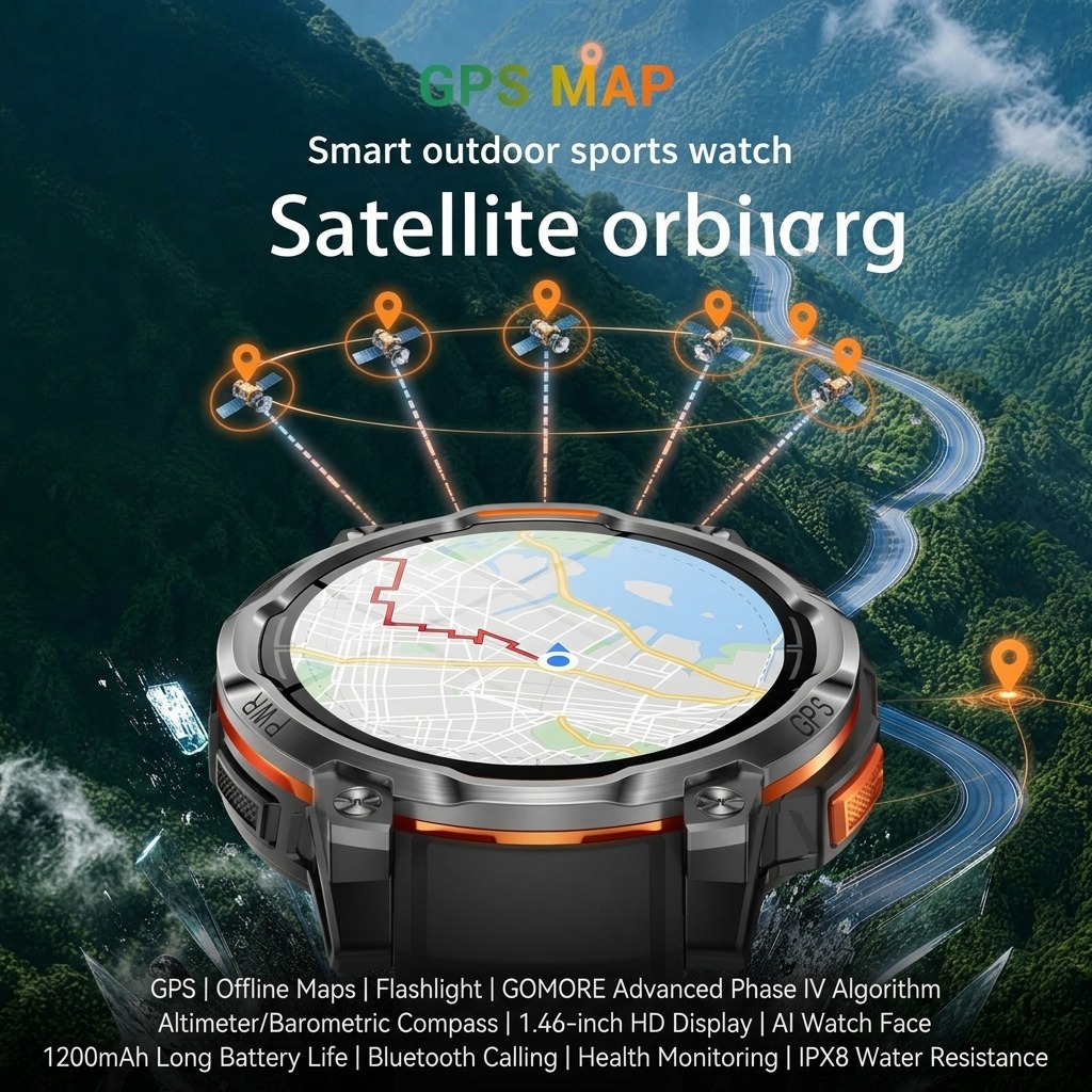 สมาร์ทวอทช์ GPS แผนที่ออฟไลน์  - Watch Vs Smartwatch บทวิจารณ์และราคา
