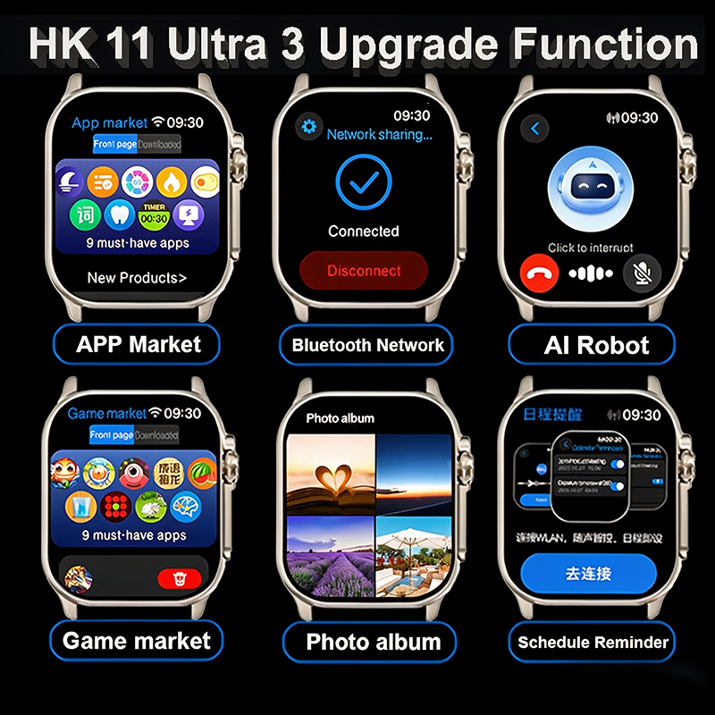 นาฬิกาใหม่สำหรับผู้ชาย HK11 UL - Smartwatch Watches For Women With Gps บทวิจารณ์และราคา