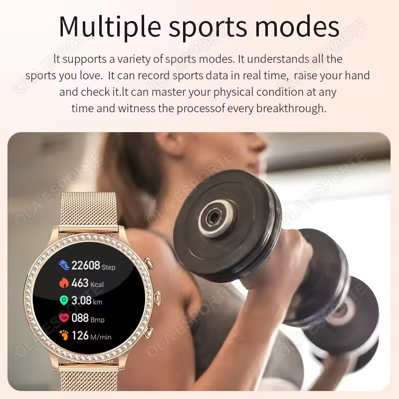 สมาร์ทวอทช์สำหรับผู้หญิง ดีไซน - Smartwatch Watches Price บทวิจารณ์และราคา