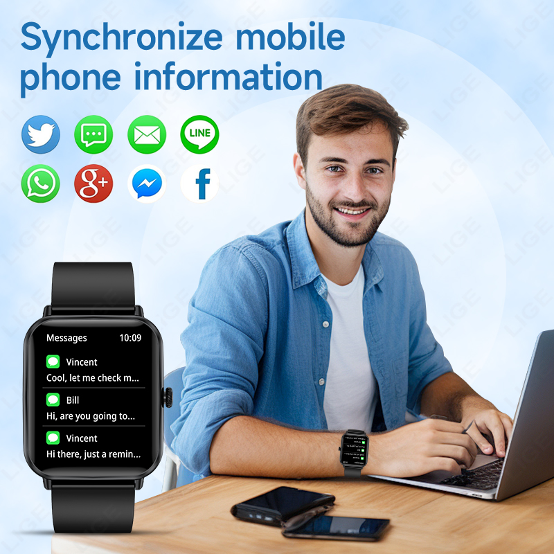 LIGE สมาร์ทวอทช์สำหรับผู้หญิงแ - Watches Ladies Smartwatch บทวิจารณ์และราคา